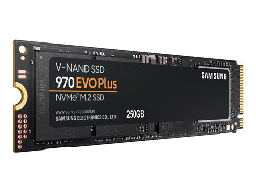 Stockage Disque dur Samsung barrette SSD Série 970 EVO Plus - 250 Go M.2 NVMe PCIe