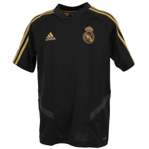 Maillot de football Adidas Real maillot k training Noir taille : 7à8AN réf : 48384