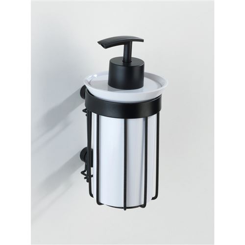 Distributeur de savon mural indus Classic - Noir