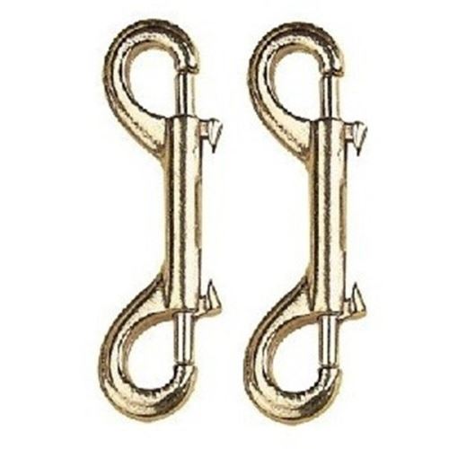 Mousqueton Bronze Double 120 Mm (2 Pieces)