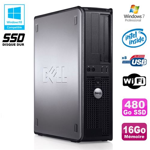 Acheter Pc dell optiplex 780 dt intel e7500 2.93ghz 16go 480go ssd wifi win 7 pro État correct - 189,00 € Pc dell optiplex 780 dt intel e7500 2.93ghz 16go 480go ssd wifi win 7 pro État correct - Dell reconditionné disponible sur Fnac
