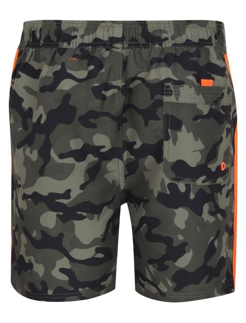 Short de bain camo kaki pour hommes - Grand