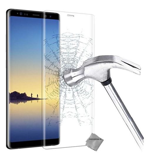Film de protection verre trempe incurve integral Samsung Galaxy Note 8 - CLEAR