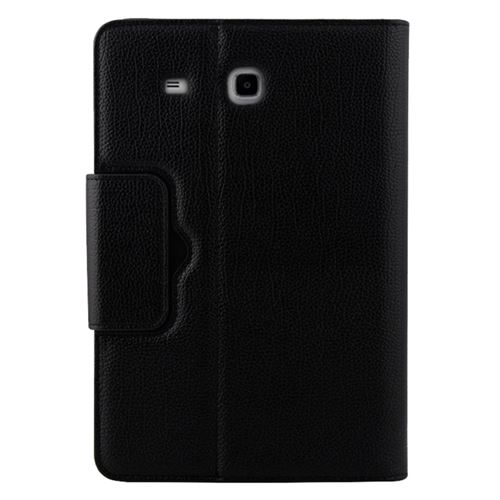 Clavier pour samsung galaxy tab e 9.6 / t560 2 en 1 détachable bluetooth litchi texture étui cuir avec support noir