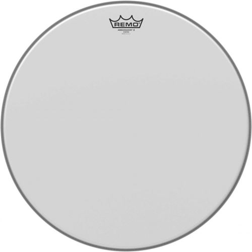 Remo AX-0118-00 - Peau Ambassador X sablée 18 pour Caisse Claire/Tom sur pieds