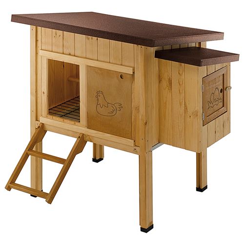 Meilleurs prix pour Ferplast Ferplast Poulailler maisonnette pour poules pondeuses HEN HOUSE 10 d'extérieur, en bois FSC, pour environ 4 poules, accessoires inclus