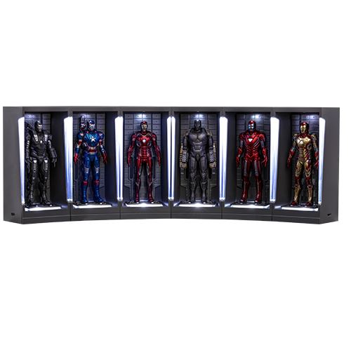 Figurine Hot Toys MMSC014-MMSC020 - Marvel Comics - Iron Man 3 - Iron Man Hall Of Armor Series 2