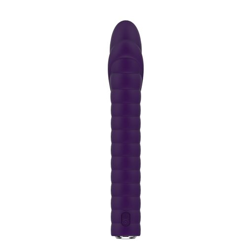 NALONE Dixie - Vibromasseur Ergonomique Stimulateur du Point G & du Clitoris, 20 Modes de Vibrations en Silicone Doux & Hypoallergénique, Violet