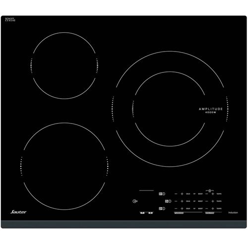 Sauter SPI4360B table de cuisson à induction - noir - vitrocéramique - avec avant biseauté