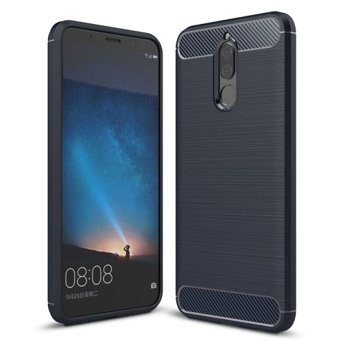 Huawei Maimang 6 Coque Protection TPU Effet Carbone Brossé bleu foncé ALS53341