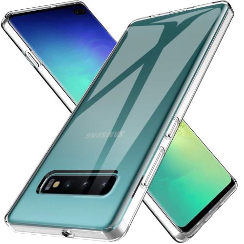 Samsung Galaxy S10+ Housse Etui Housse Coque de protection Silicone [Transparent]