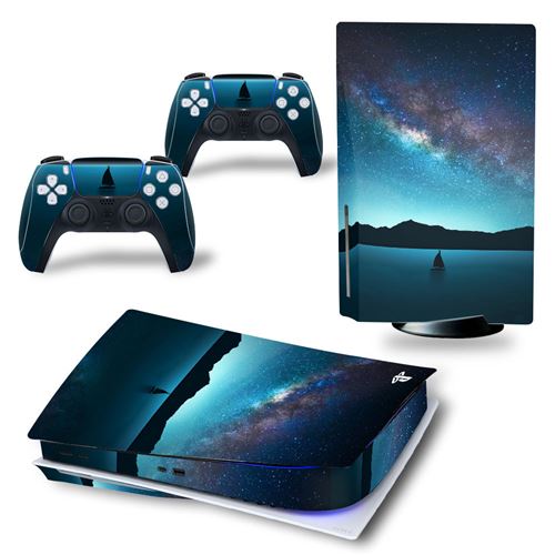GENERIQUE Autocollant Stickers de Protection pour Console Sony PS5 Edition Standard - Multicolore (TN-PS5Disk-3527) 