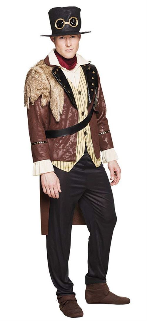 Generique - Déguisement Capitaine Homme Steampunk Taille L