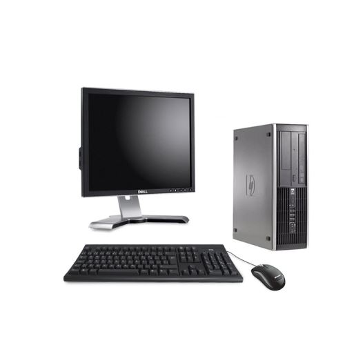 Pc HP Elite 8200 SFF + Ecran 19'' - Noir - Intel Pentium G840 / 2.80 GHz - RAM 4 Go - HDD 500 Go - DVD - Gigabit Ethernet - Windows 10 Professionnel