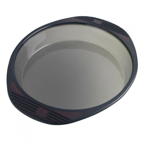 Mastrad - Moule à Manqué Rond - Silicone - Noir translucide