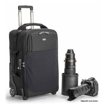 thinkTank Airport Security V3.0 - Valise à roulette pour 2 boitiers d'appareil photo numérique avec lentilles - polyuréthane, Nylon balistique 1680D, SpanKodra - 17"