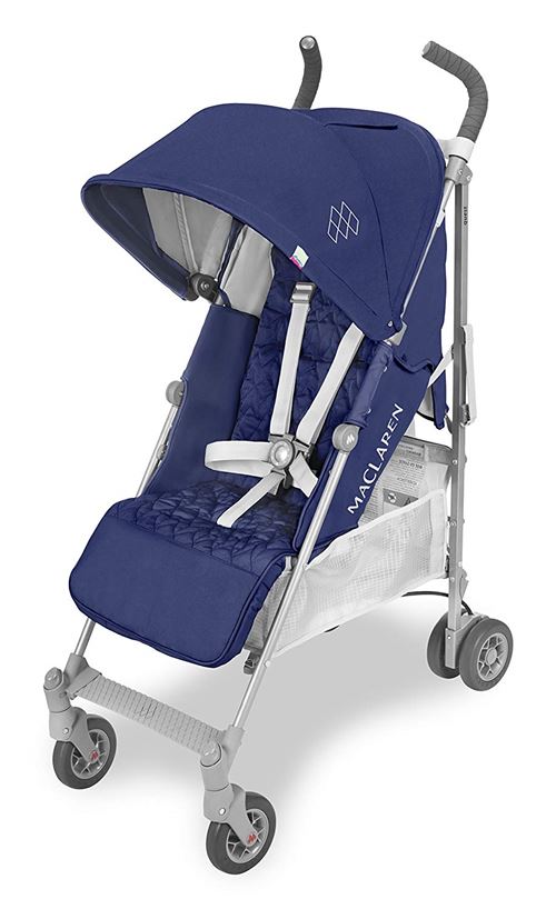 MACLAREN QUEST Médiéval Blue/Argent Poussette Pliable/Multifonctionnelle