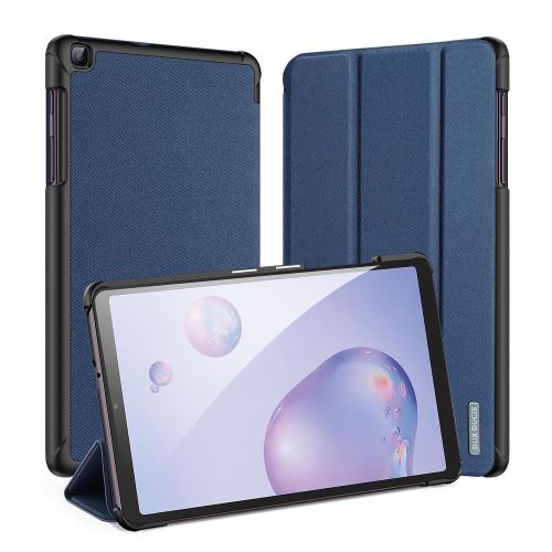 Etui en PU + TPU peau de tissu à trois volets bleu pour votre Samsung Galaxy Tab A 8.4 (2020)