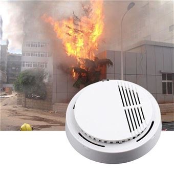 Detecteur De Fumee Alarme Incendie Blanc Equipements Et Securite Pour La Maison Achat Prix Fnac