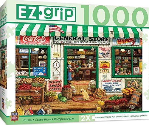 MasterPieces EZ grip general Store Large 1000 Piece EZ grip Jigsaw Puzzle by Janet Kruskamp