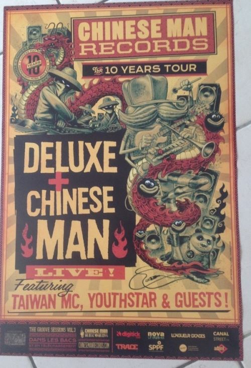 Chinese Man Records - 40x60 cm - AFFICHE / POSTER