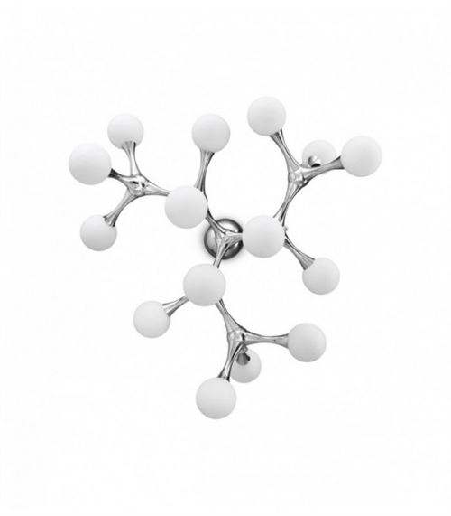 Plafonnier Chrome NODINO 15 ampoules