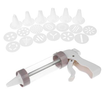 Blusea Pistolet à Pâtisserie en inox (22 pièces) Set - Kit de ...