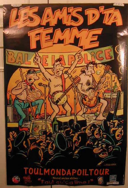 Les Amis d'ta femme - 68x100 cm - AFFICHE / POSTER