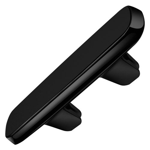 Avizar Support voiture smartphone / tablette magnétique 2 clips grille aération - Noir