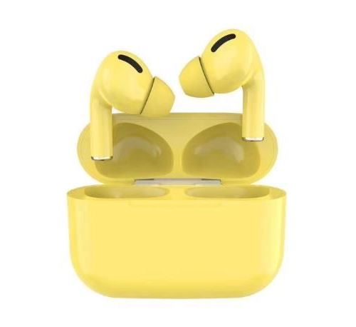 GENERIQUE - Écouteurs Macaron TWS - Oreillette Bluetooth sans fil - Jaune - Image 2
