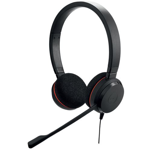 Jabra Evolve 20 Uc Stereo - Micro-Casque - Sur-Oreille - Filaire - Usb