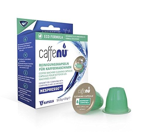 Cilio 102017 caffenu capsule de nettoyage, acrylique, non zutre ffend, 3,5 x 9,5 x 10 cm, 5 unités