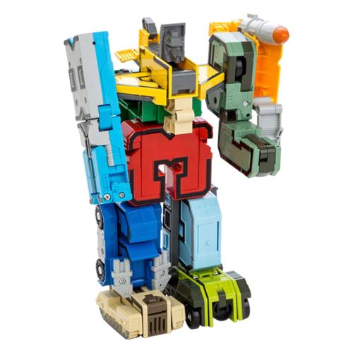 Nombres Diy 15Pcs Set Équipe Transform Robot Puzzle Toy enseignement enfants Cadeau de Noël Multicolor RA372