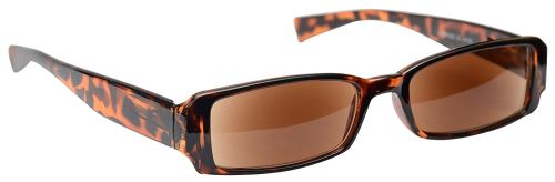 UV Reader UVSR003 Lunettes de soleil unisexe avec boitier Style Wayfarer Marron écailles de tortue Protection UV400