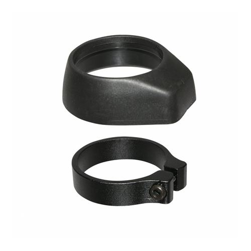 Protection collier de serrage tige de selle p2r diam 30.9mm plastique noir pour eviter infiltration eau-boue