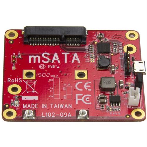 startech convertisseur usb vers msata pour raspberry p noir