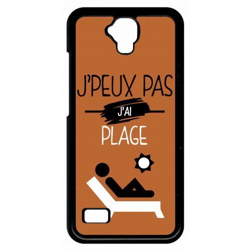 Coque huawei y560 j peux pas j ai plage 7