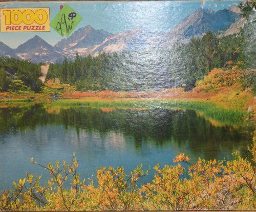 1000 Piece Puzzle Little Lakes Valley Golden
