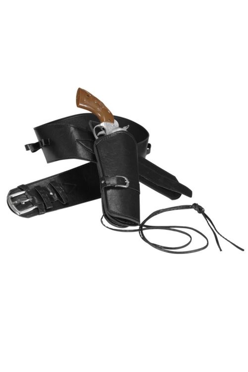 Holster Et Ceinture Noirs - Noir - Taille Unique