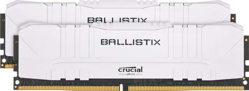 Crucial Ballistix - Ddr4 - Kit - 32 Go: 2 X 16 Go - Dimm 288 Broches - 3000 Mhz / Pc4-24000 - Cl15 - 1.35 V - Mémoire Sans Tampon - Non Ecc - Blanc