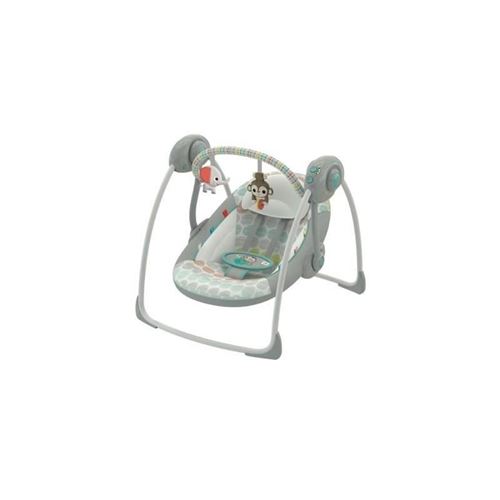 bright starts balancelle compacte et automatique ultra silencieuse whimsical wild - multicolore