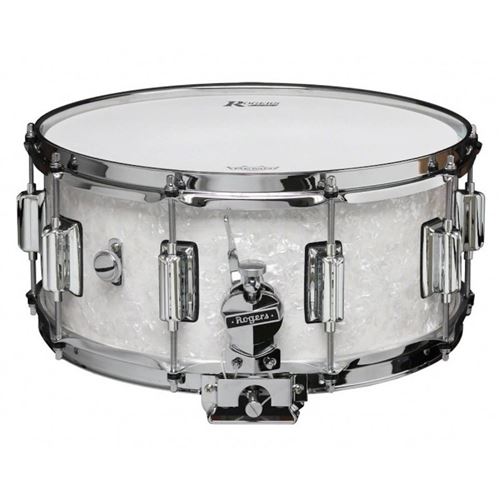 Rogers - dyna sonic - 14 x 6.5 - 37-wmp - white marine pearl - beavertail - caisse claire