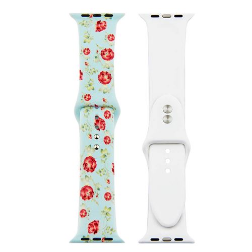 Bracelet de montre en silicone coloré pour Apple Watch Series 6/ SE/ 5/ 4 40mm - Multicolore#33(Taille S/M)