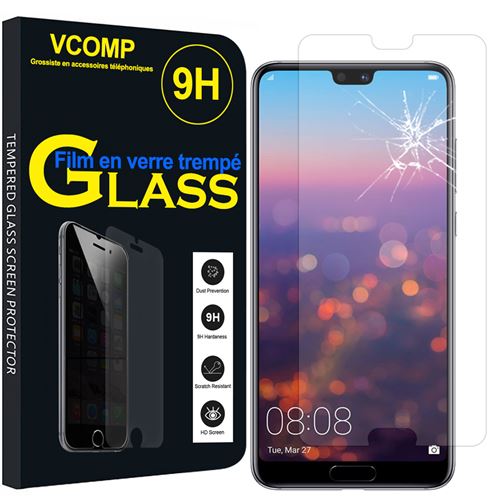1 Film Vitre Verre Trempé de protection d'écran pour Huawei P20 Pro 6.1 - TRANSPARENT