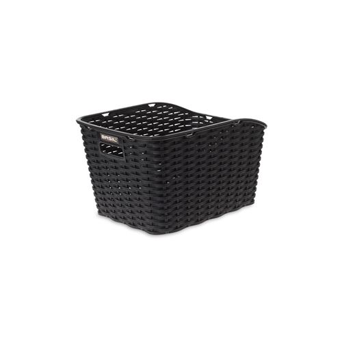 Basil panier WeaveWP arrière 37 litres noir