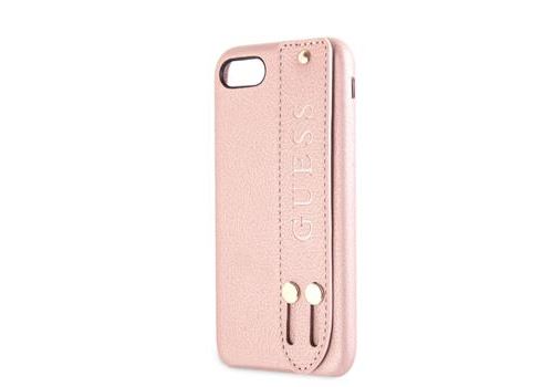 Coque Guess strap pour Iphone 7/8/SE 2020 rose