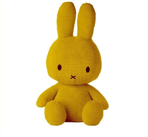 Miffy Sitting Corduroy Yellow - 50 Cm - 20