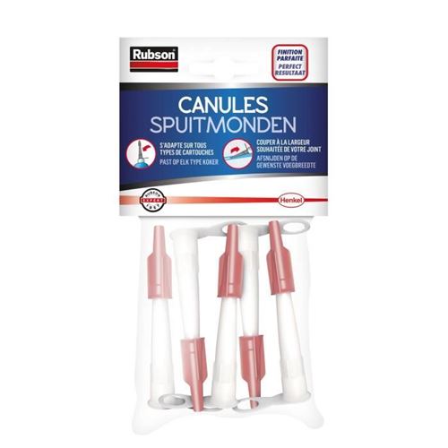 Rubson Canules De Remplacement Pour Cartouches De Mastic - Lot De 5 - Image 3