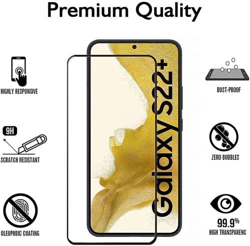 Pack de 3 Films Protection Ecran 9H Pour Samsung Galaxy S23 Ultra Anti UV  et Anti-explosion - Verre Trempé - Transparent HD