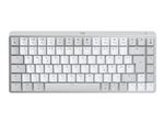 Logitech Master Series MX Mechanical Mini for Mac - Clavier - rétroéclairé - sans fil - Bluetooth LE - QWERTZ - Suisse - commutateur : Tactile Silencieux - gris pâle